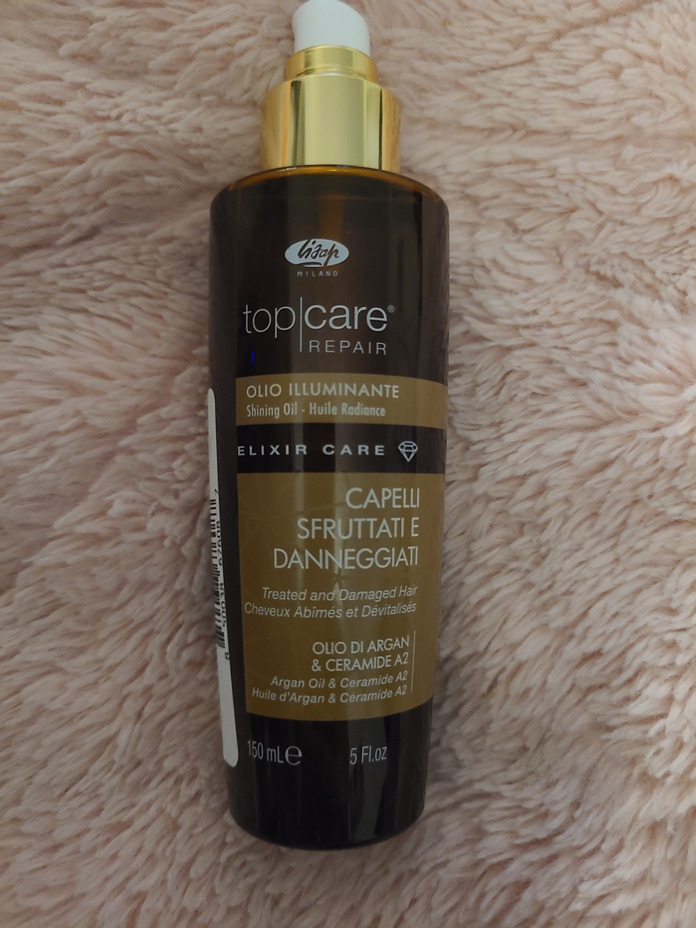 Lisap Hair Oil Top Care Repair Elixir Hair Care, Nourishing, Smoothing, Hydratin